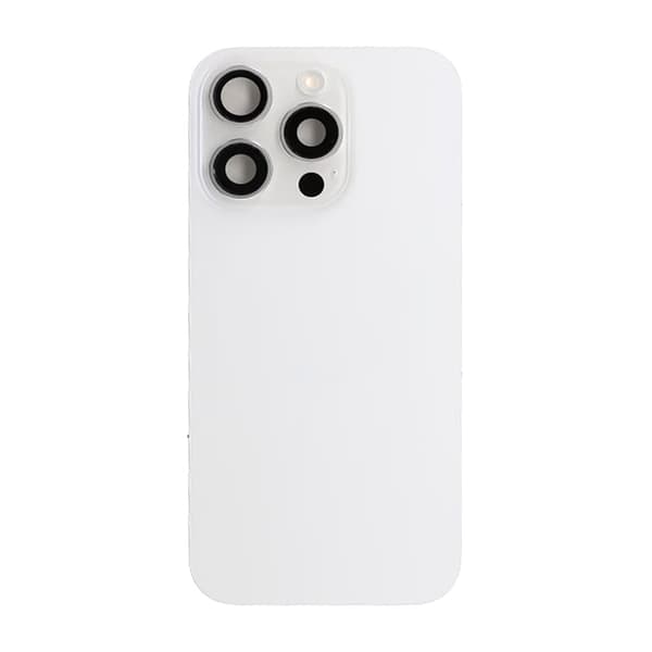 iPhone 16 Pro Bagglas - Hvid