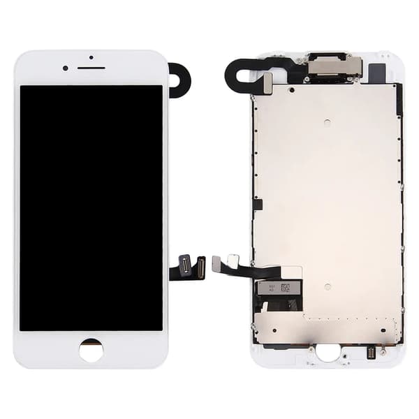 iPhone 8/SE 2020 komplet display med dele - Hvid