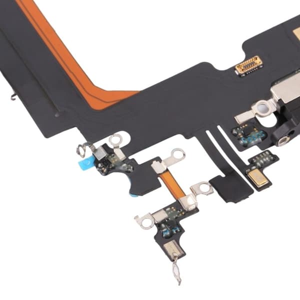 iPhone 13 Pro MaxLaddkontakt med Flexkabel Original - Guld
