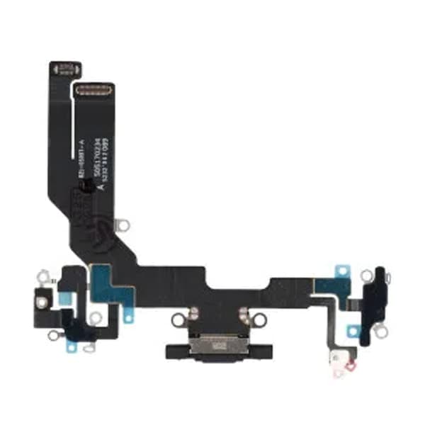 iPhone 16e Opladerstik med Flexkabel - Sort