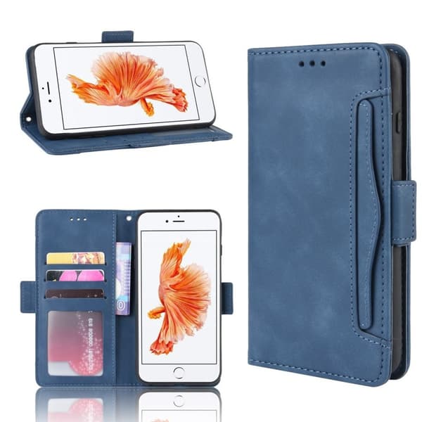 iPhone 6/6s Cover med stativ - Blå