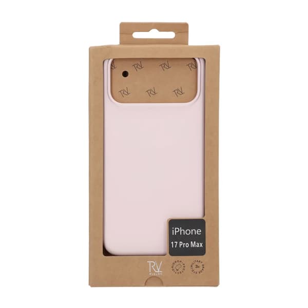 Rvelon Mobile Case Silicone MagSafe iPhone 17 Pro Max - Vaaleanpunainen