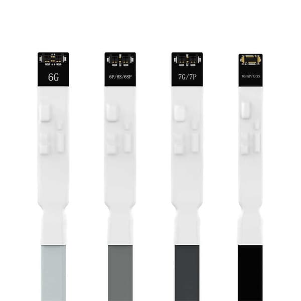Mega-Idea Batteri Avkodning Strömledning iPhone 6S - XS MAX