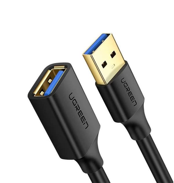 Ugreen USB-A 3.0 förlängningskabel US129, 5m – svart