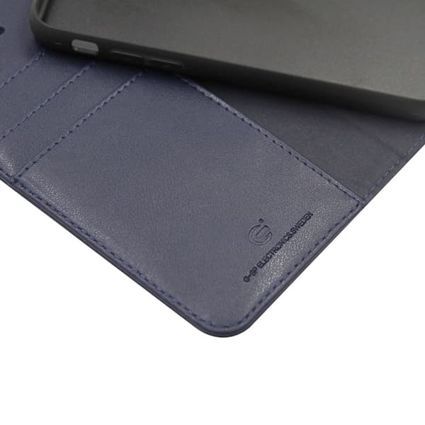 iPhone 6/6S Plånboksfodral Magnet Läder med Stativ - Mörkblå