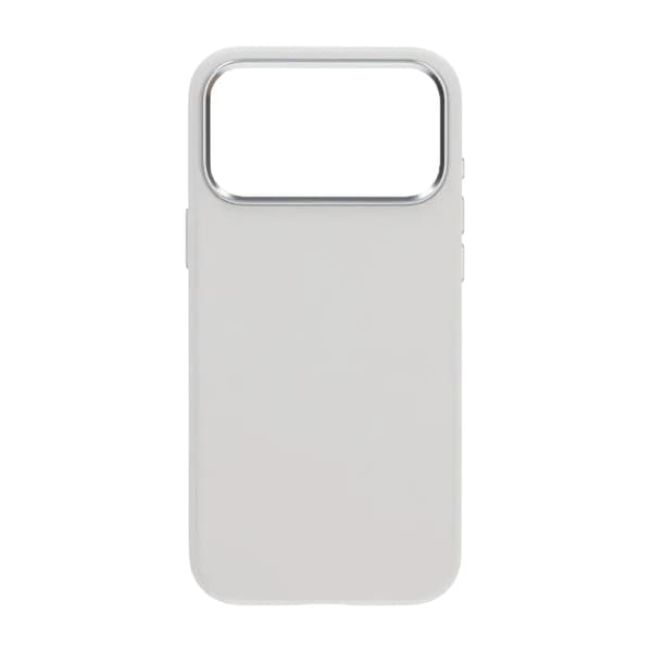 Mobilskal konstläder med Magsafe för iPhone 17 Pro - Vit