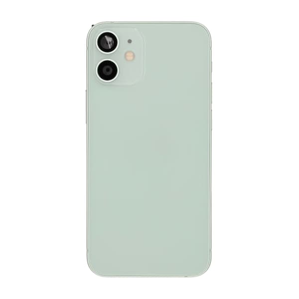 iPhone 12 Mini Bagcover Komplet Med Smådele - Grøn