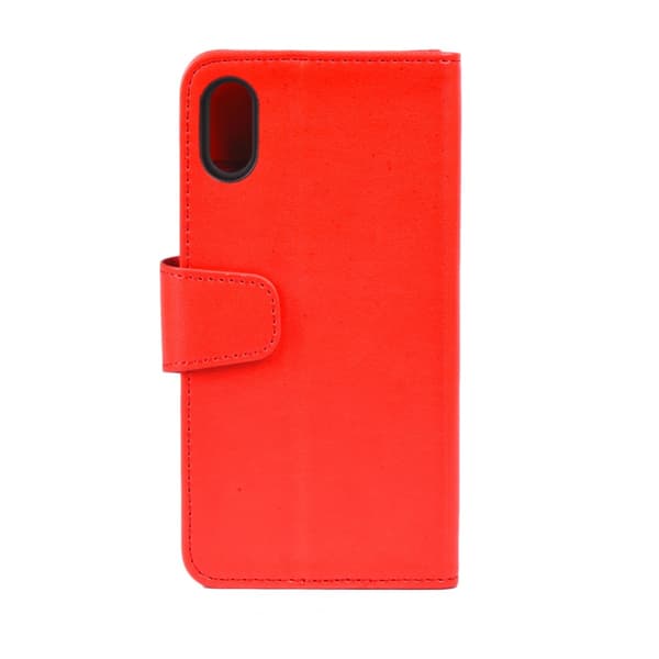 iPhone XS Max Plånboksfodral Stativ och extra Kortfack G-SP -  Röd