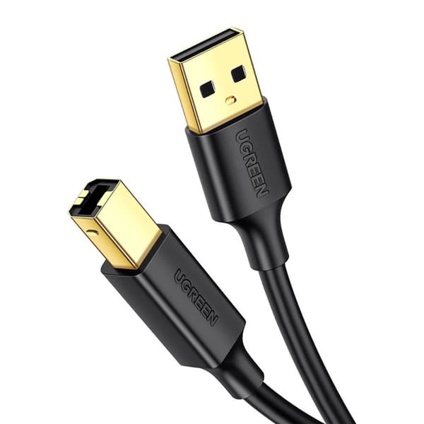 Ugreen USB-A - USB-B tulostinkaapeli 2m - Musta