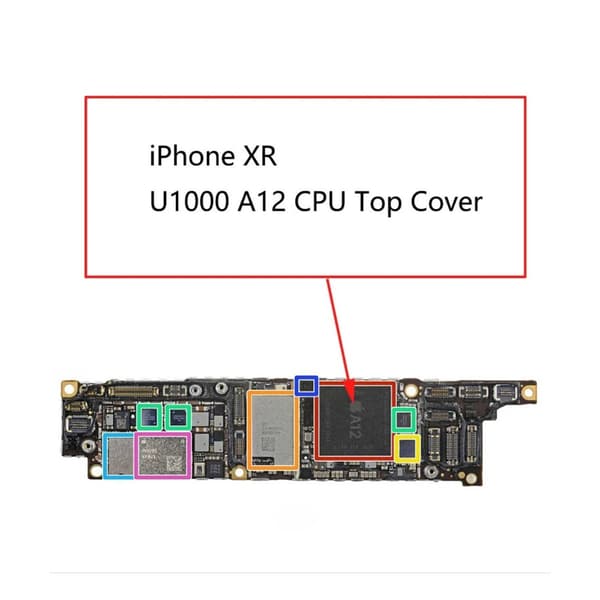 CPU A12 Beskyttelse U1000 iPhone XS XR og XS Max