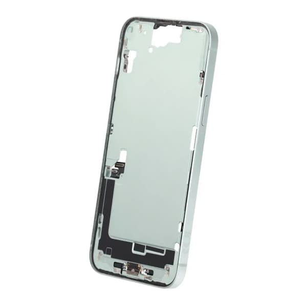 Mittenram med smådelar för iPhone 15 Plus - Grön OEM