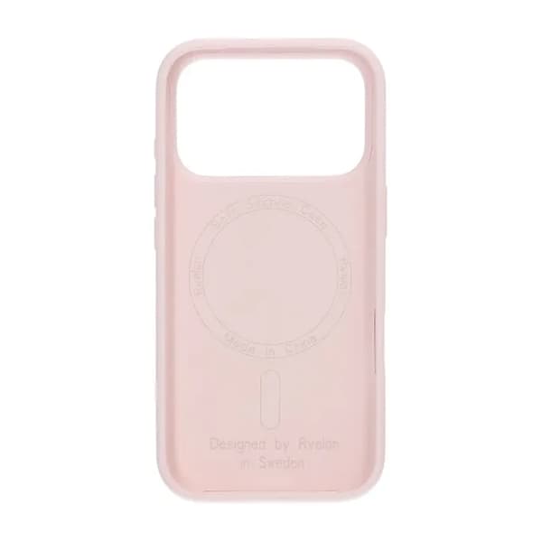 Rvelon Mobile Case Silicone MagSafe iPhone 17 Pro Max - Vaaleanpunainen