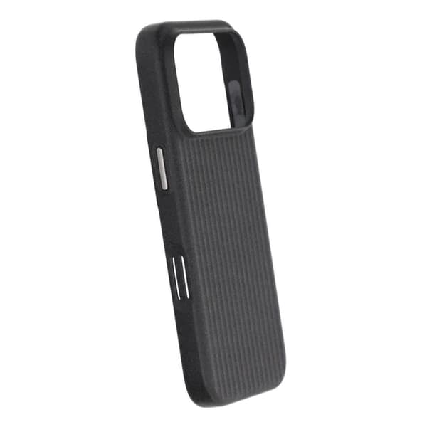 Aaltopahvi Rock Sand Magneettikotelo - iPhone 17 Pro Max Musta