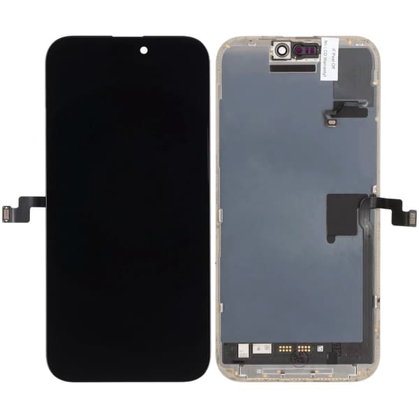 iPhone 16 Pro Max LCD-skærm Original Sort (Brugt) med flex har bestået diagnose