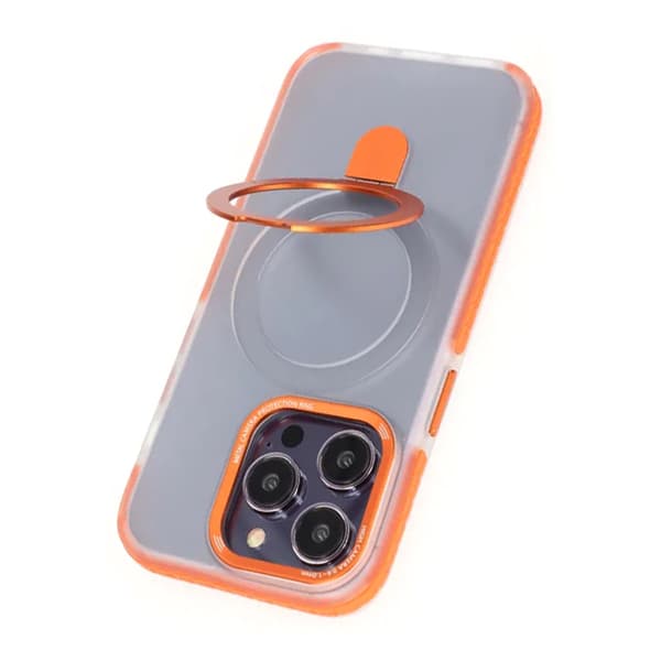Kotelo Magsafe ja iPhone 15 Pro Max - Oranssi