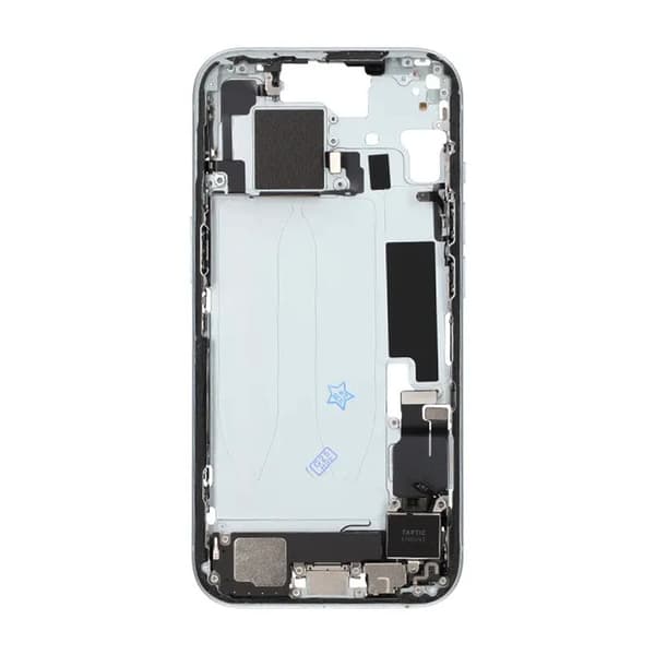 Mittenram med smådelar för iPhone 15 - Blå OEM