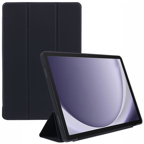 Samsung Galaxy Tab A11 Plus Cover Tri-Fold Stand PU Læder/TPU - Sort