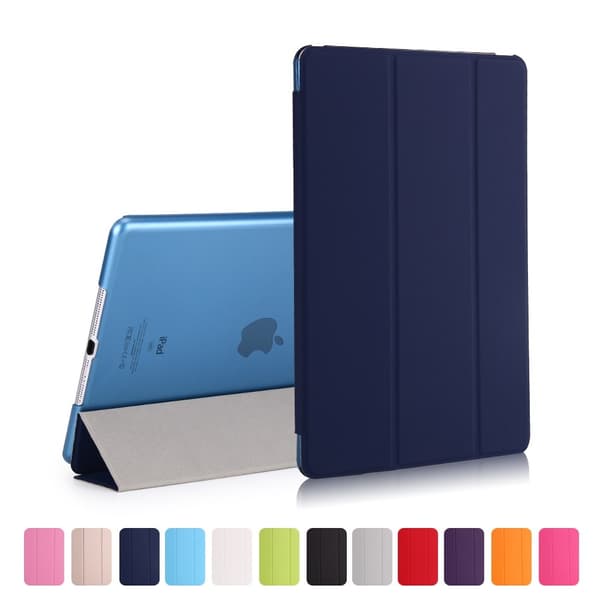 iPad 9.7\" 5/6 Tri-Fold -suojakotelo - Tumman sininen