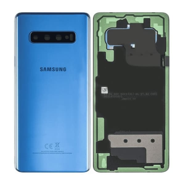 Samsung Galaxy S10 Plus Bagside Med Tape - Blå