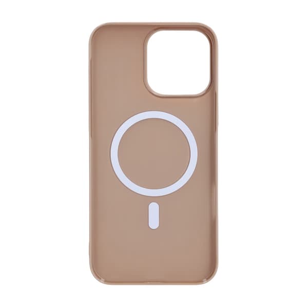 Blankt design Magnetisk Cover Til iPhone 16 Pro Max Guld