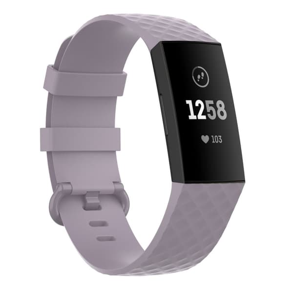 Vandtæt Fitbit Charge 4 etc. rem - Lys lilla