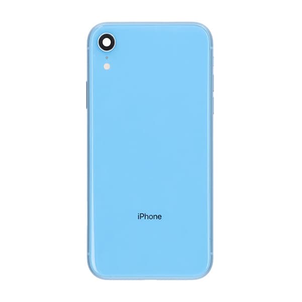 iPhone XR Baksida med Komplett Ram - Blå