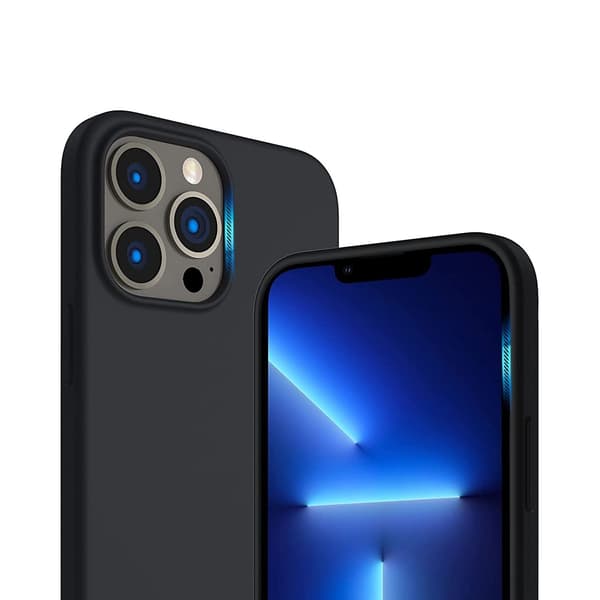 iPhone 13 Pro Max Silikonskal Rvelon - Svart