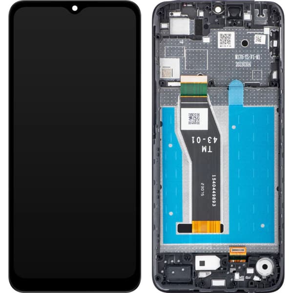 Motorola Moto E13 LCD-skærm - Sort