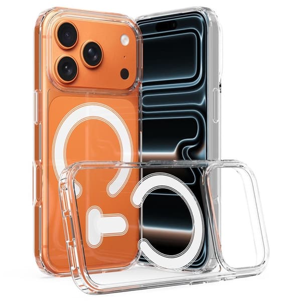 Stötsäkert MagSafe-fodral iPhone 18 Pro, iPhone 17 Pro - Transparent