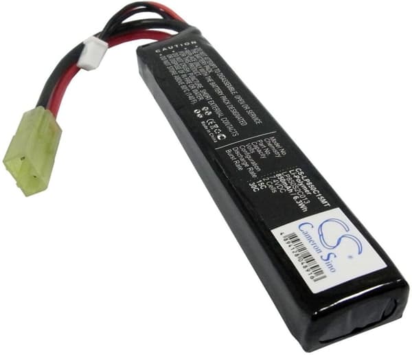 Batteri för airsoftvapen CS-LP850C15MT etc