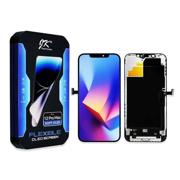 iPhone 12 Pro Max Soft OLED Skærmsamling – JK Premium