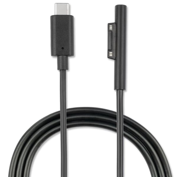 4Smarts USB-C - Microsoft Surface Connect -kaapeli 5A, 1 m - Musta