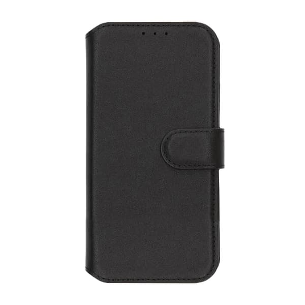 Rvelon Pung Etui Ægte Læder til iPhone 17 Pro Max - Sort