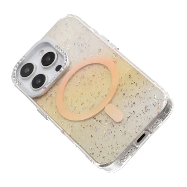 Glitter Diamond Magnetic Case - iPhone 16 Pro Max Gold