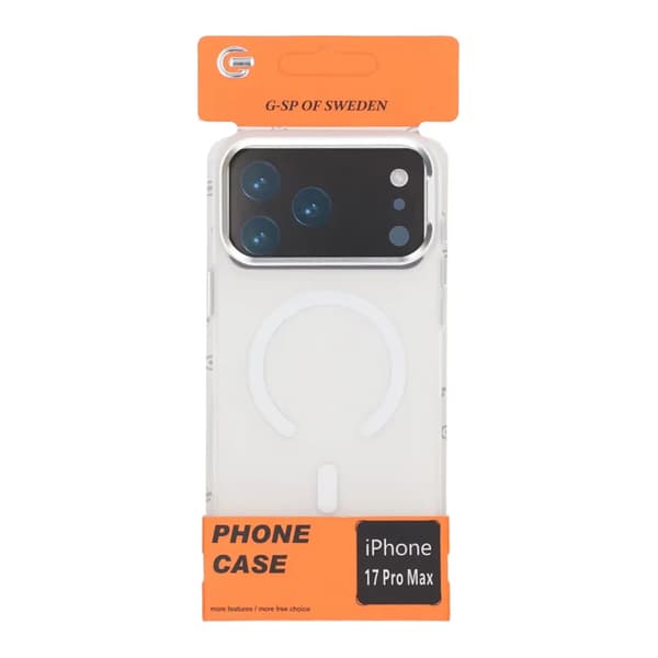 Ice Mist PC Magnetisk Cover til iPhone 17 Pro Max Hvid