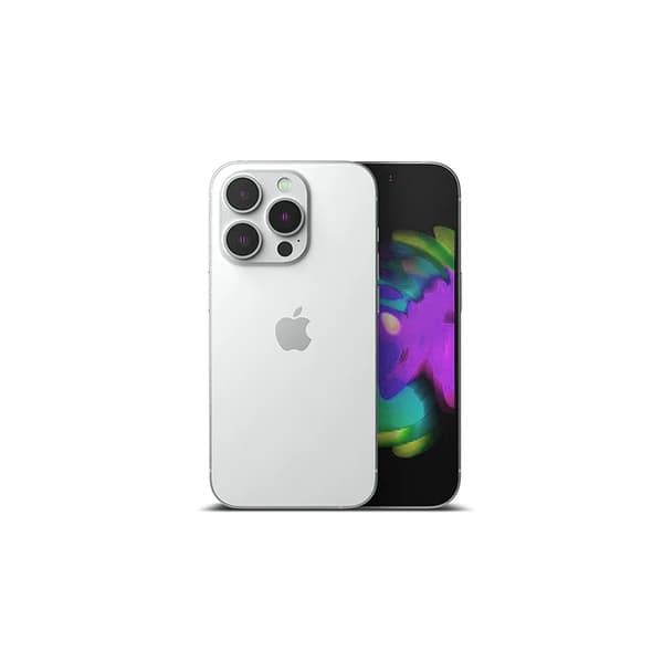 iPhone 14 Pro Kameralins med Ram - Silver