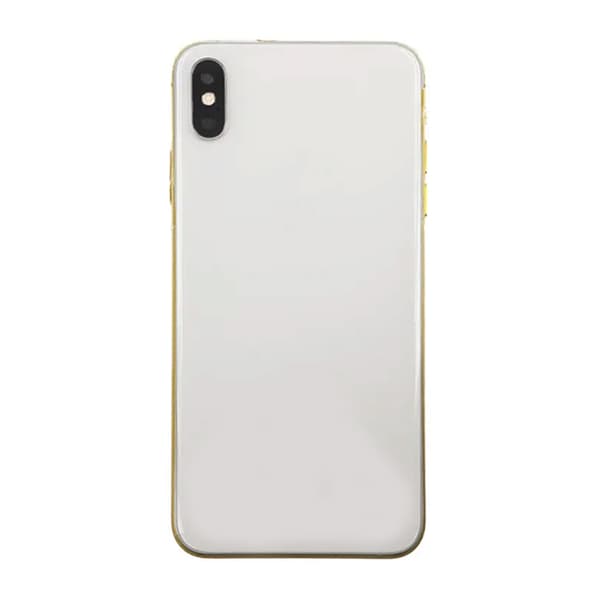 iPhone XS Max Back Cover Complete OEM Silver With Small Parts
