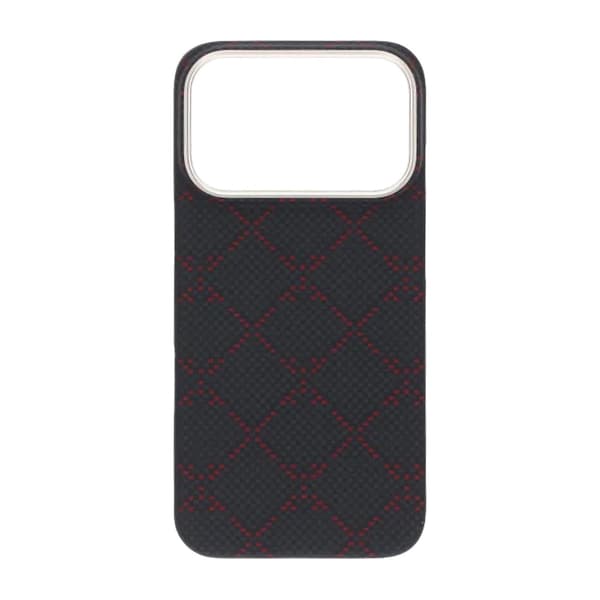 Kevlar Woven Magnetic Case - iPhone 17 Pro Black Check