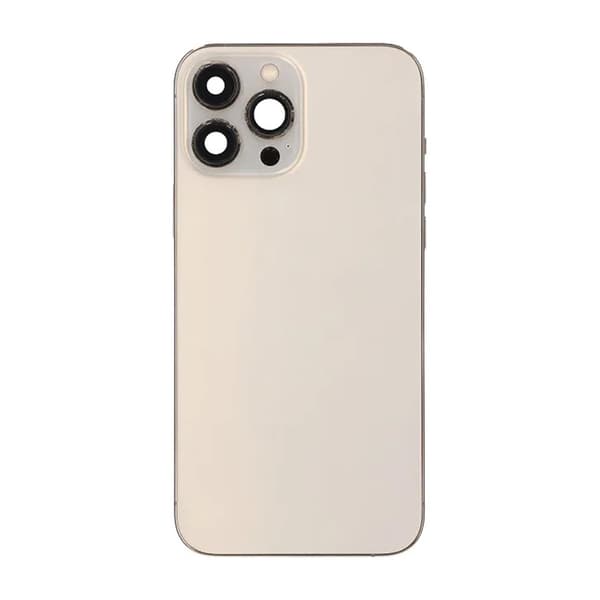 iPhone 13 Pro Max Bagcover med komplet ramme OEM - Guld