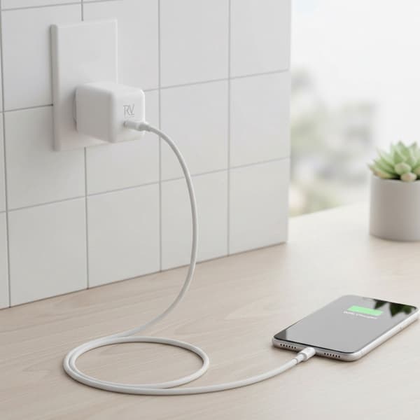 Rvelon USB-A till Lightning Kabel 2m