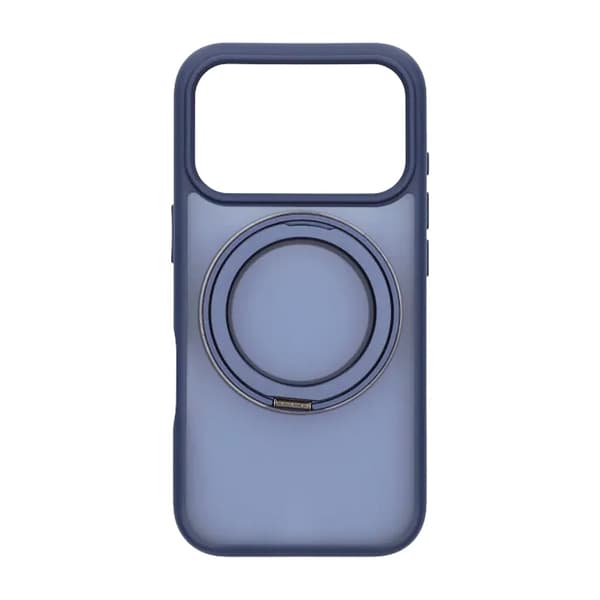 Mobilskal Roterande Magnet Stativ för iPhone 17 Pro - Blå