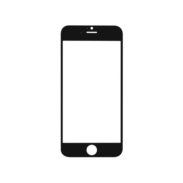 iPhone 7 Glas - Sort