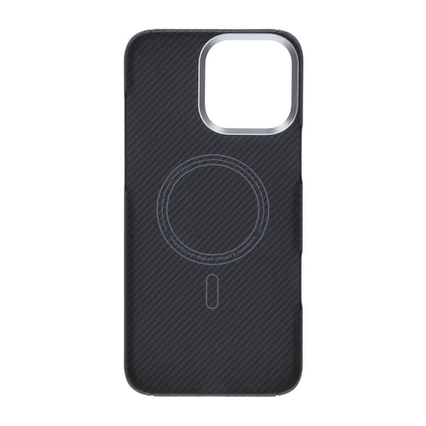 Kevlar Magsafe cover til iPhone 16 Pro Max - Sort med striber