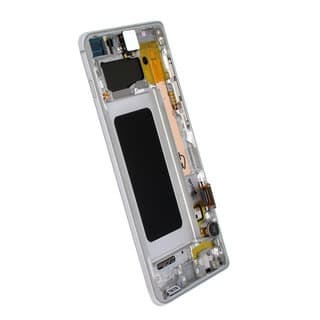 Samsung Galaxy S10 Plus Skärm med LCD Display Original - Vit