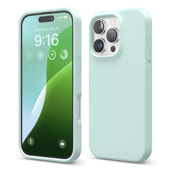 iPhone 16 Pro Max silikonikuori Rvelon - Vihreä