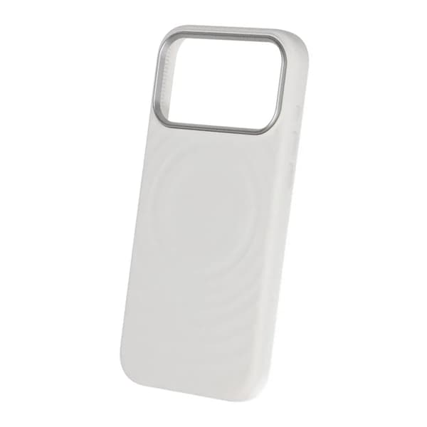 Mobilskal Silikon med Magsafe för iPhone 17 Pro Max - Vit