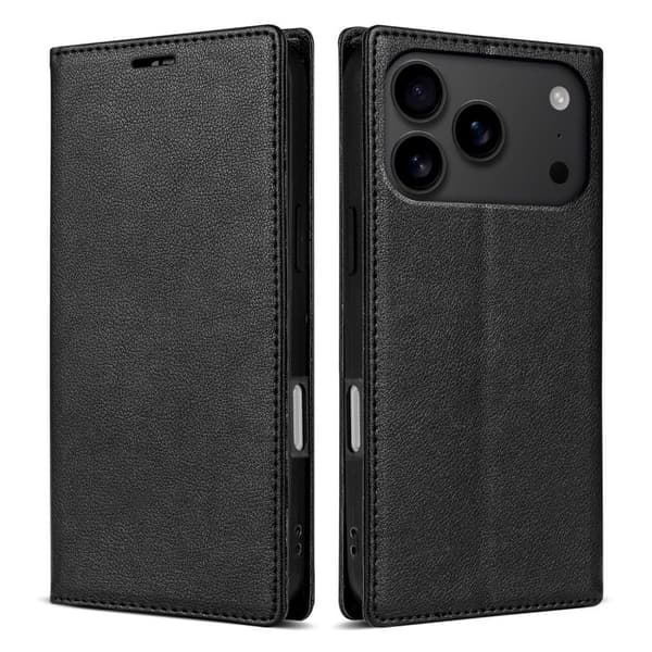 iPhone 18 Pro Max/17 Pro Max Plånboksfodral med Stativ - Svart