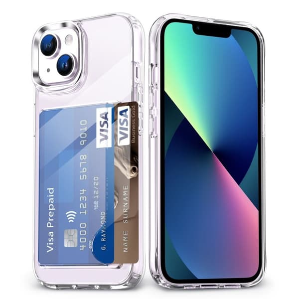 iPhone 13 -kotelo korttipaikalla – Läpinäkyvä