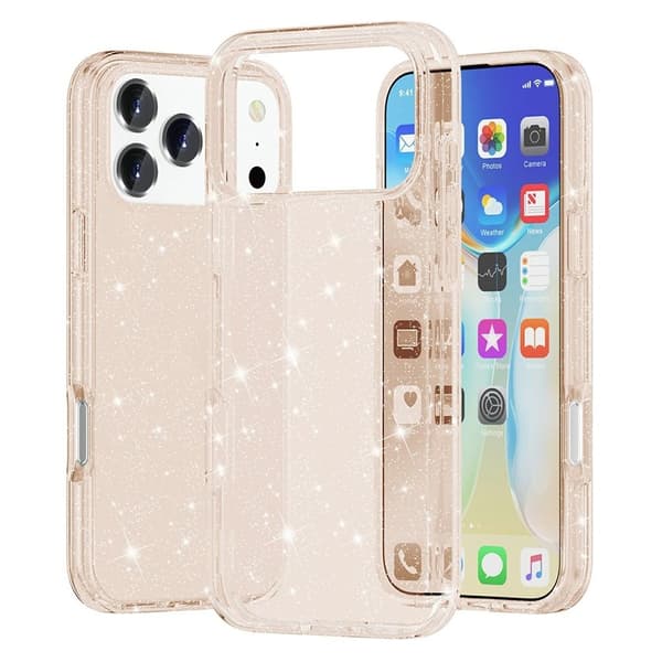 iPhone 17 Pro Max Akryl Telefon Cover - Guld
