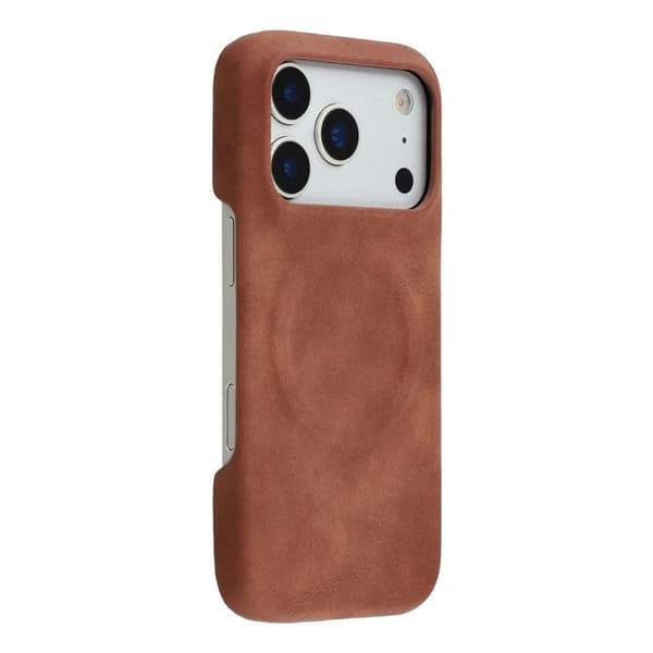 iPhone 18 Pro/17 Pro MagSafe Cover PU-læder - Brun